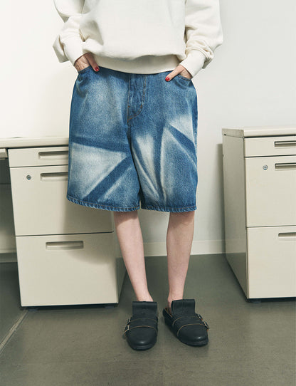 6 POCKET DENIM SHORTS LAZER