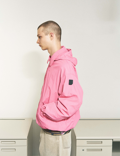 CRUSHED NYLON FULL PACK JACKET