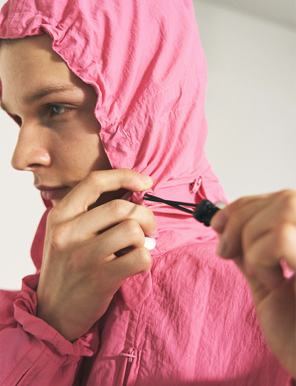 CRUSHED NYLON FULL PACK JACKET