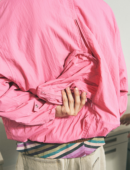 CRUSHED NYLON FULL PACK JACKET