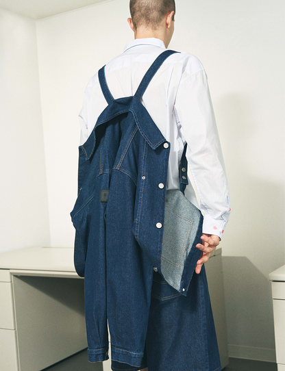 DENIM RIVET CHORE JACKET