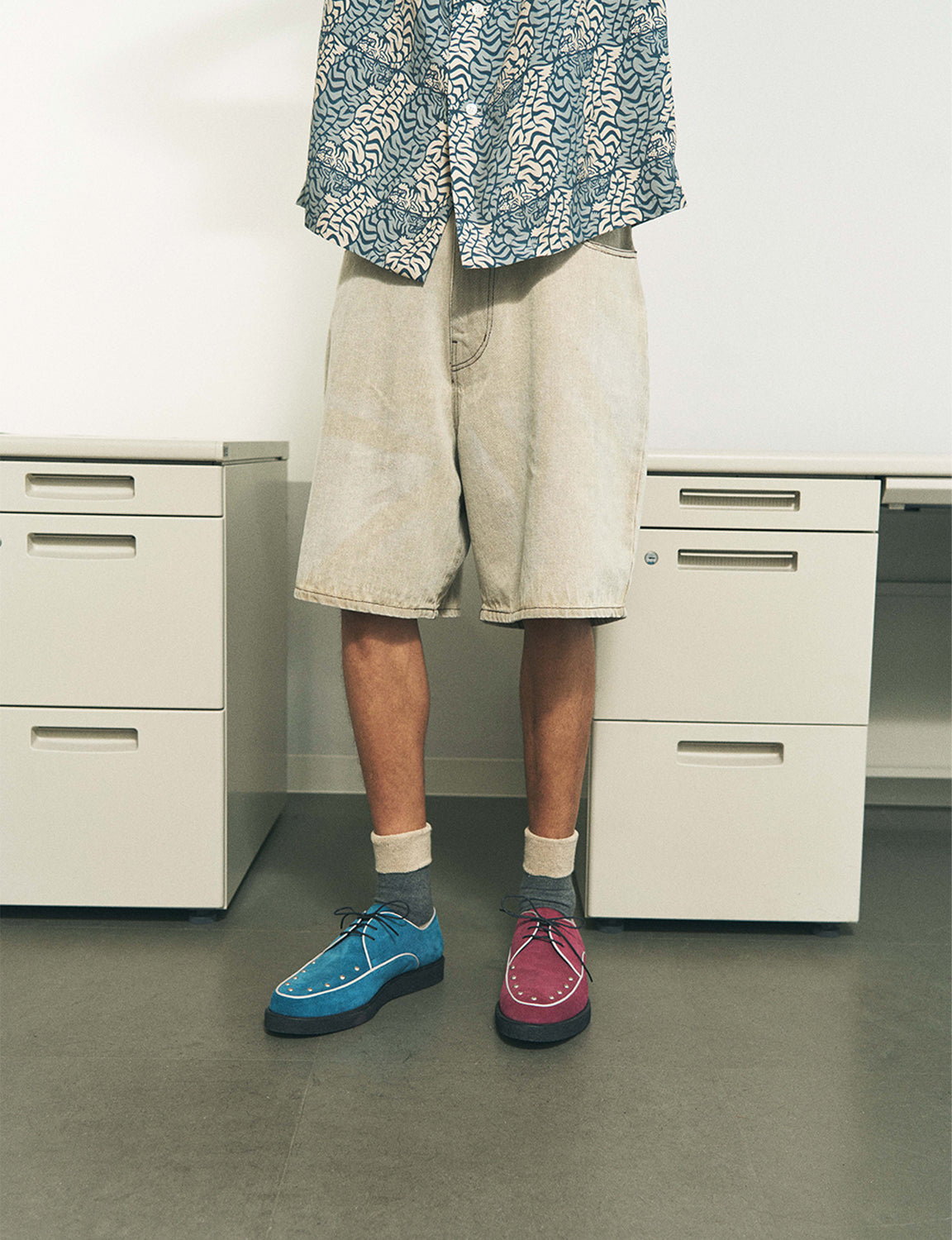 6 POCKET DENIM SHORTS LAZER