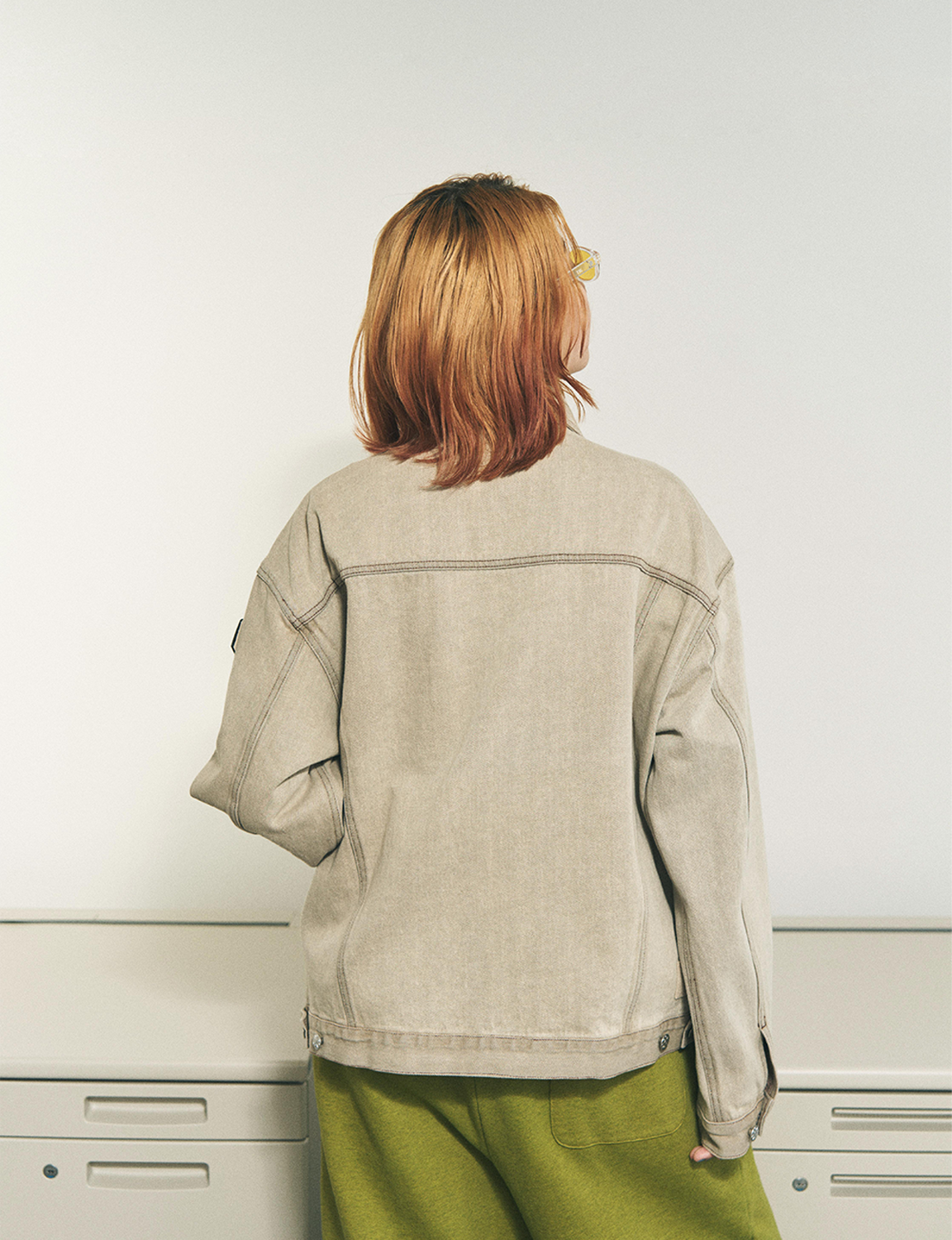 DENIM RIVET CHORE JACKET