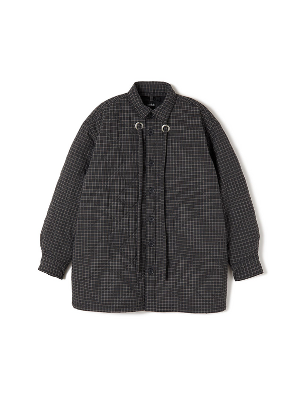 padded jacket / gray