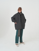 padded jacket / gray