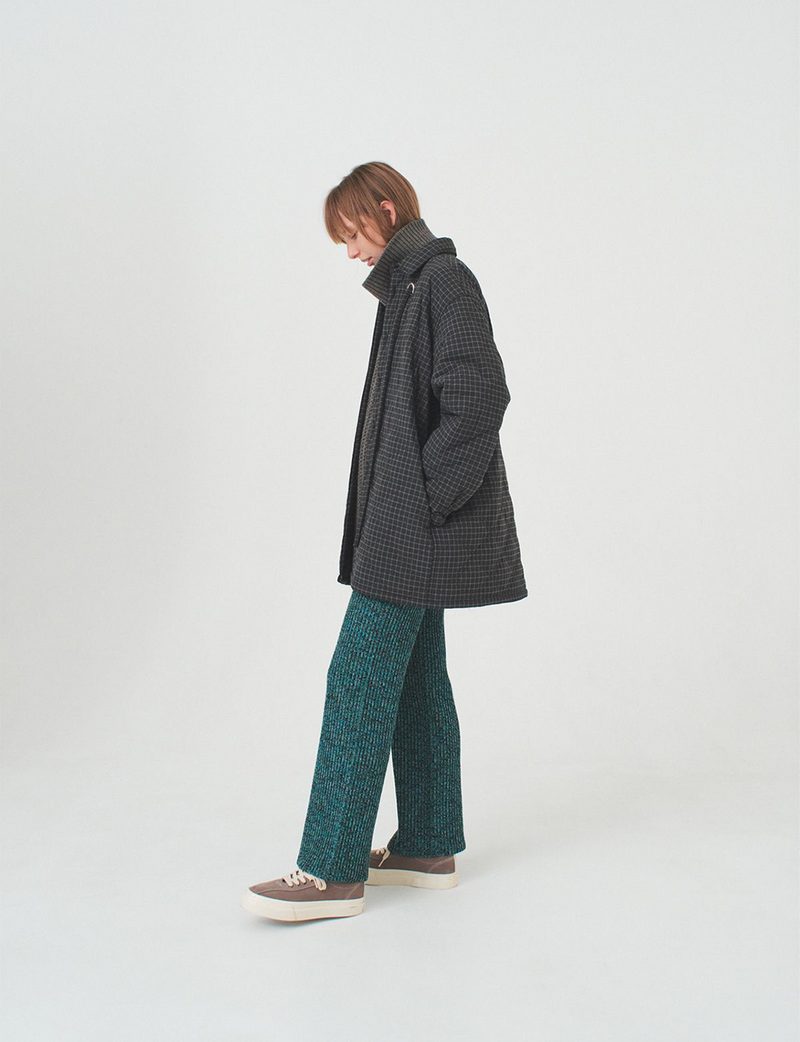 padded jacket / gray