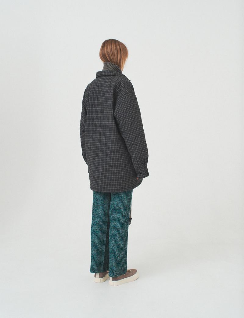 padded jacket / gray