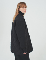 padded jacket / black