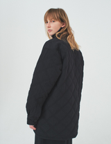 padded jacket / black