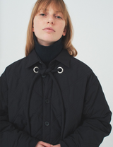 padded jacket / black