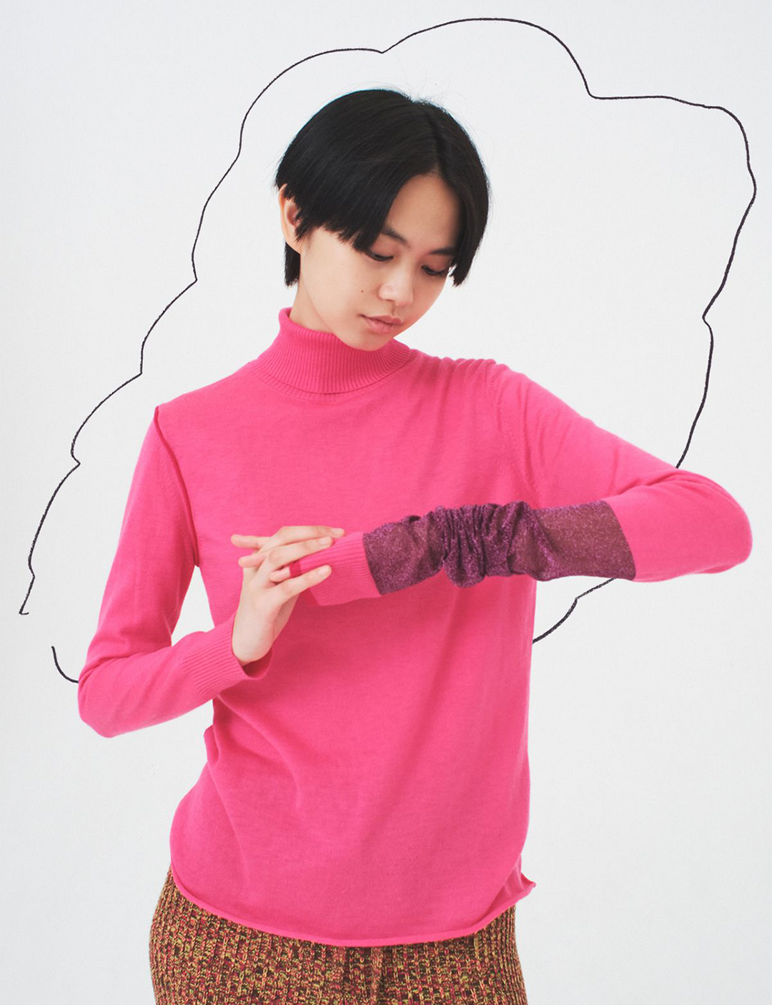 soduk - one long knit top / pink – The Contemporary Fix Kyoto