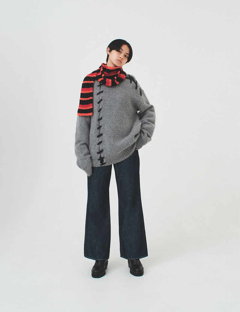 bridge knit / gray
