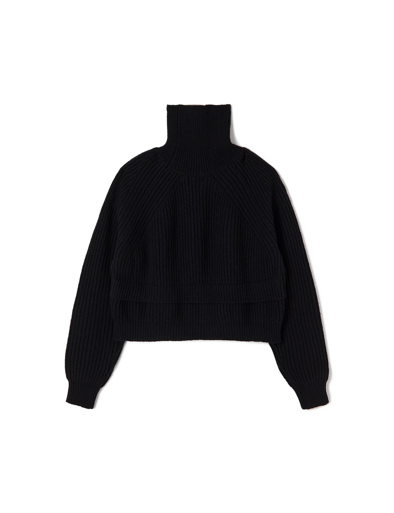 hole knit / black