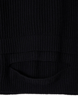 hole knit / black