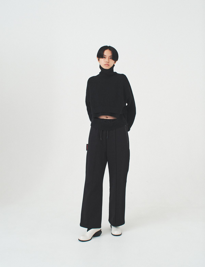 hole knit / black