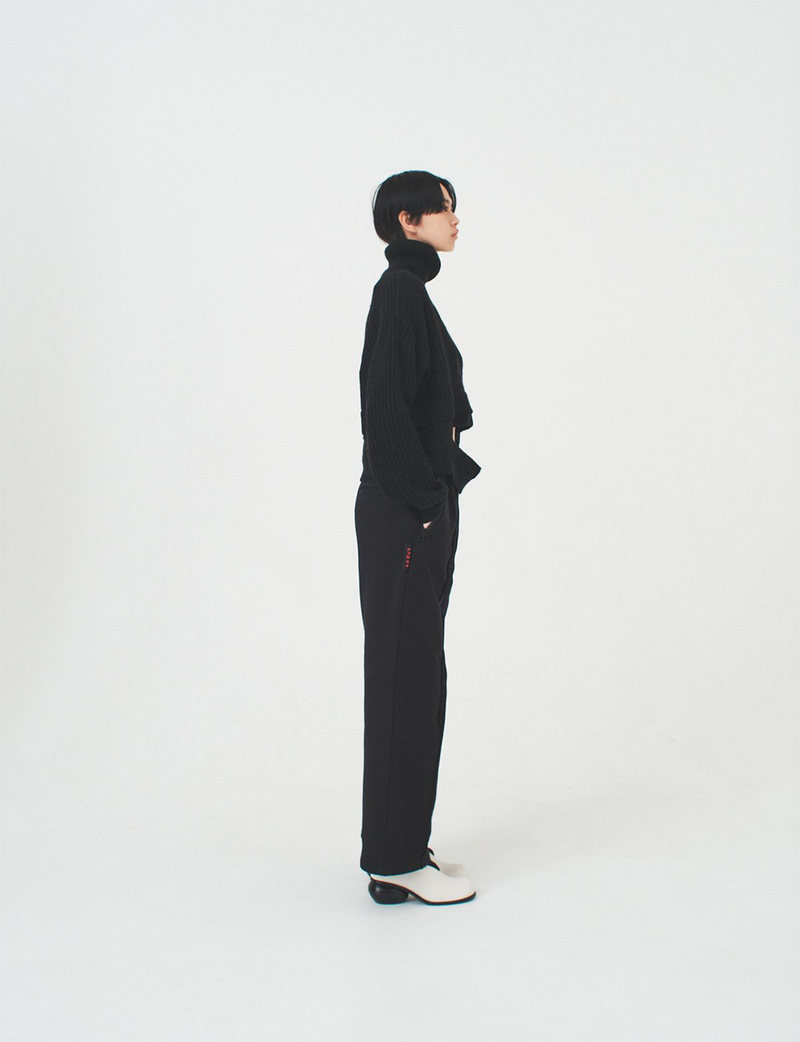 hole knit / black