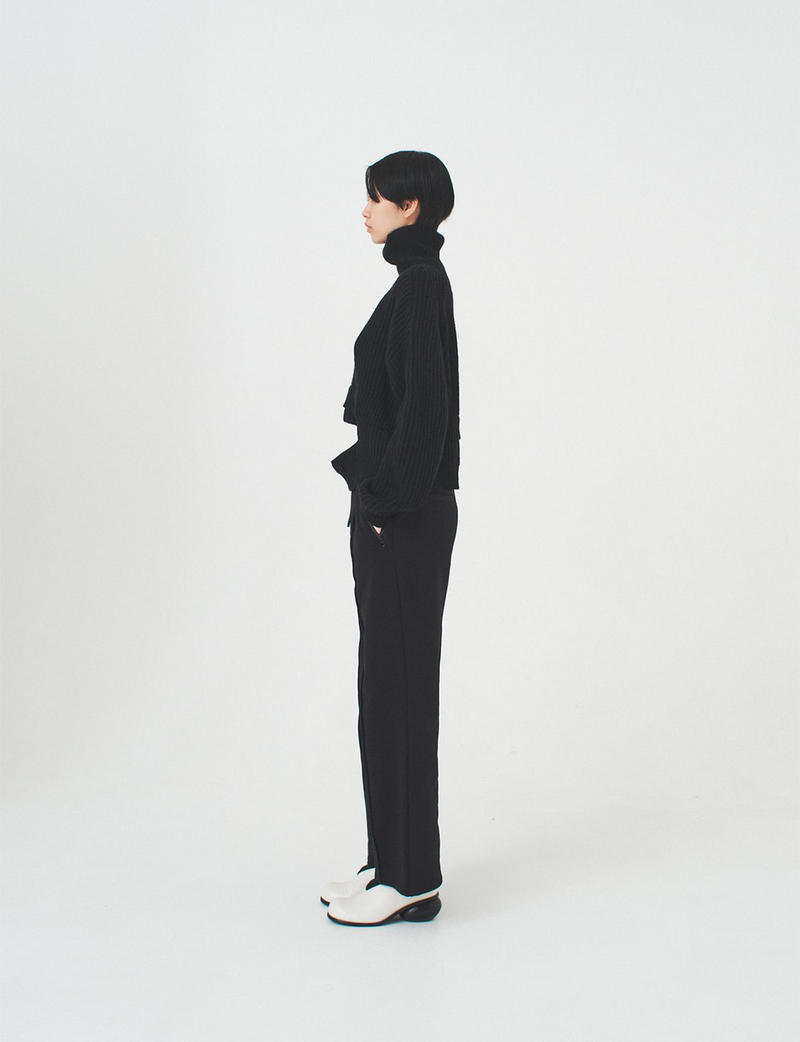 hole knit / black