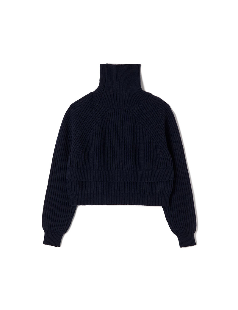 hole knit / navy