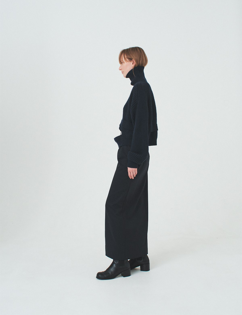 hole knit / navy