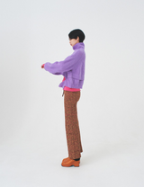 hole knit / purple