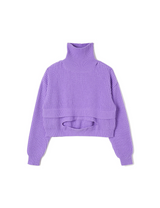 hole knit / purple