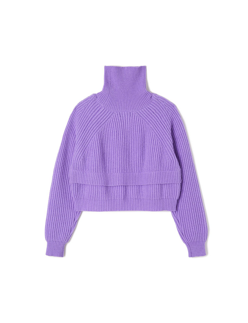 hole knit / purple