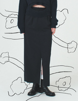 rebuilding skirt / navy