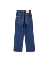line jeans / blue