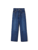 line jeans / blue