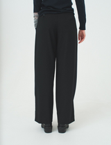 slit trousers / navy