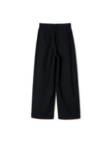 slit trousers / navy
