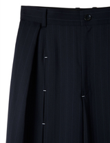 slit trousers / navy