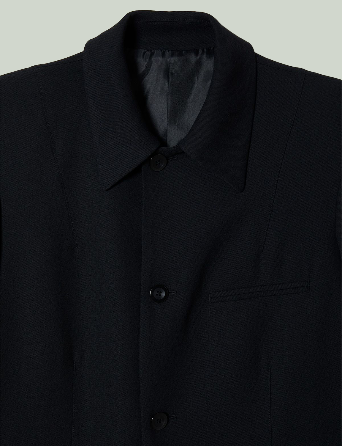 back open jacket / black