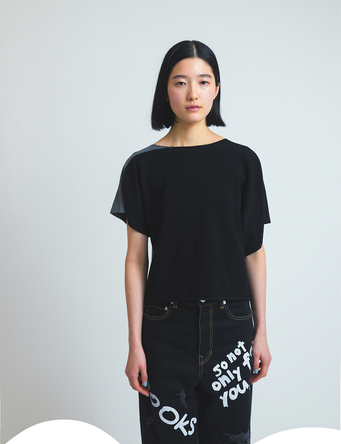 t-knit / black