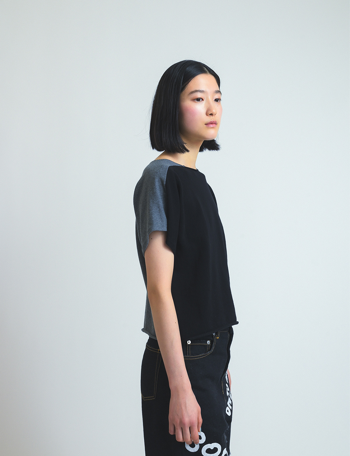t-knit / black