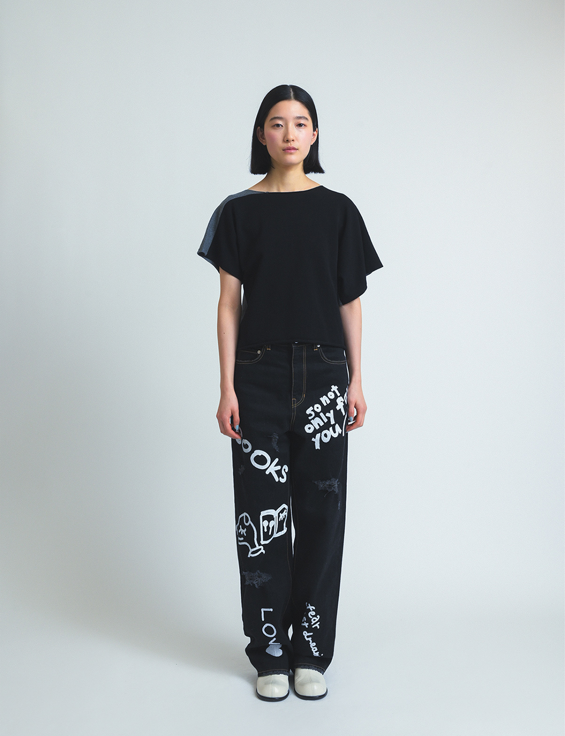 t-knit / black