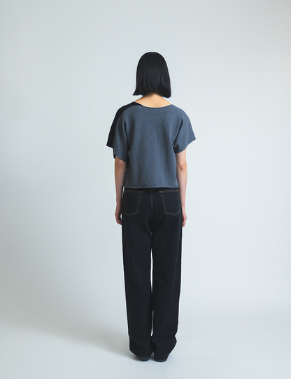 t-knit / black