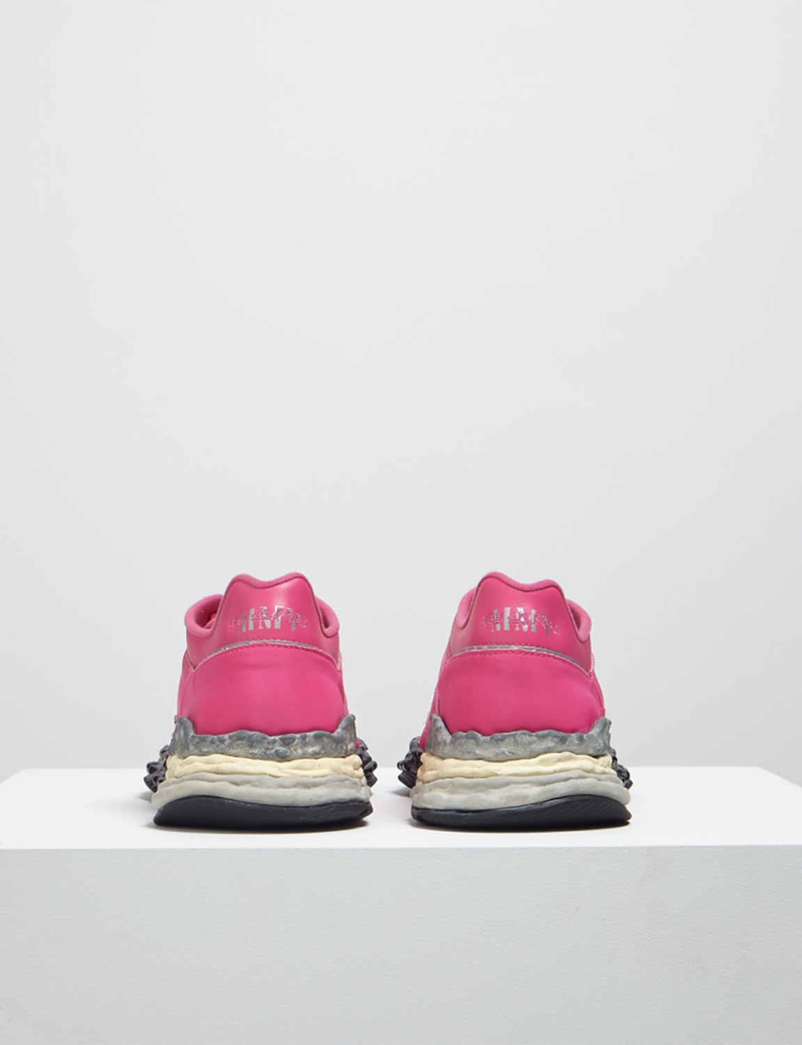 "GEORGE" OG Sole Mix Material Low-top Sneaker – Pink