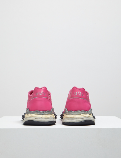 "GEORGE" OG Sole Mix Material Low-top Sneaker – Pink