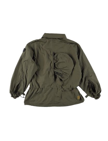 CRUSHED NYLON FULL PACK JACKET