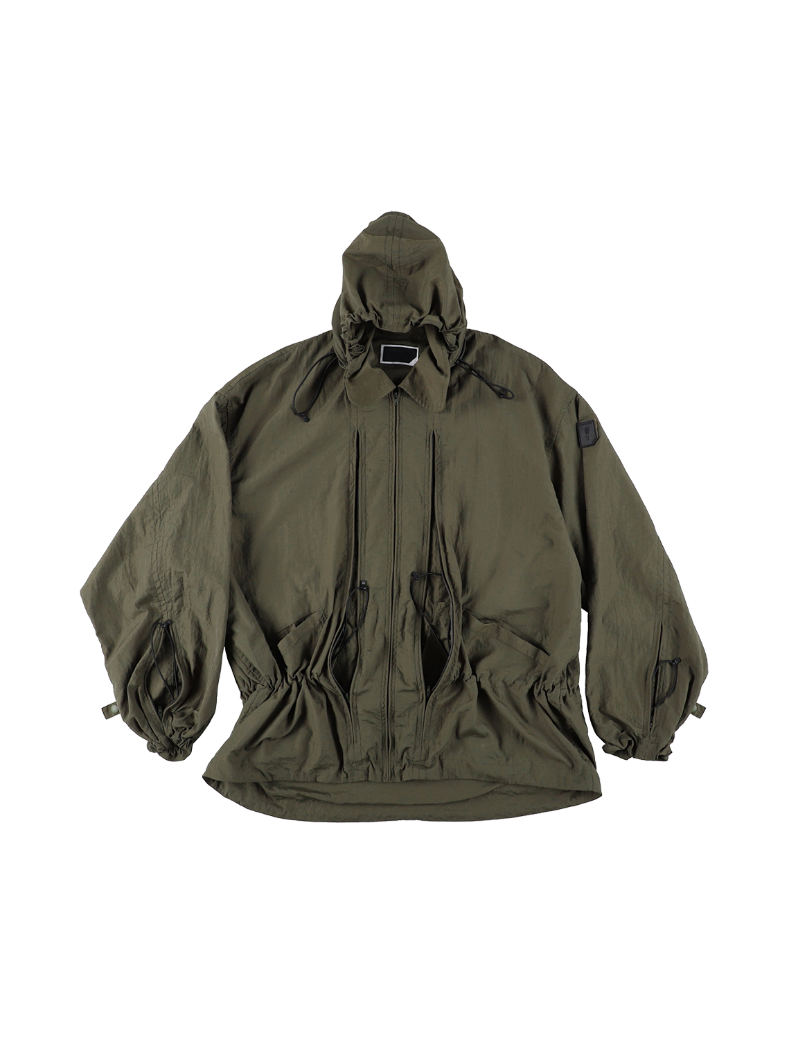 CRUSHED NYLON FULL PACK JACKET