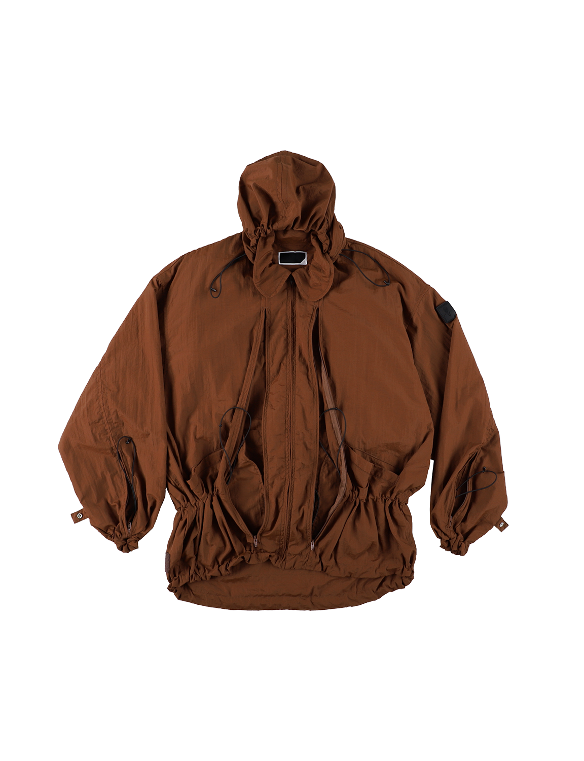 CRUSHED NYLON FULL PACK JACKET