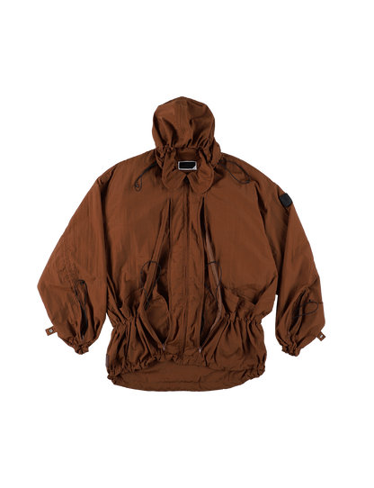 CRUSHED NYLON FULL PACK JACKET