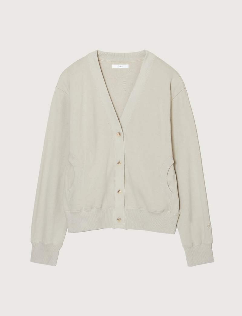 SIGNATURE "G" FLEECE CARDIGAN