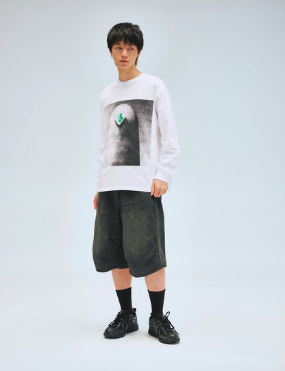 ED DAVIS - 'GREEN ELEPHANT' L/S TEE
