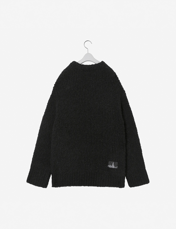 Inflated Oversized Crew / black
