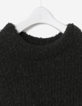 Inflated Oversized Crew / black