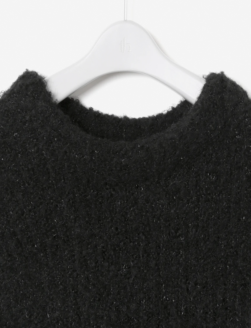 Inflated Oversized Crew / black