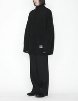 Inflated Oversized Crew / black