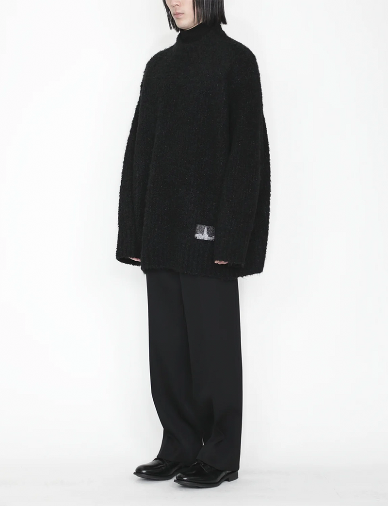 Inflated Oversized Crew / black
